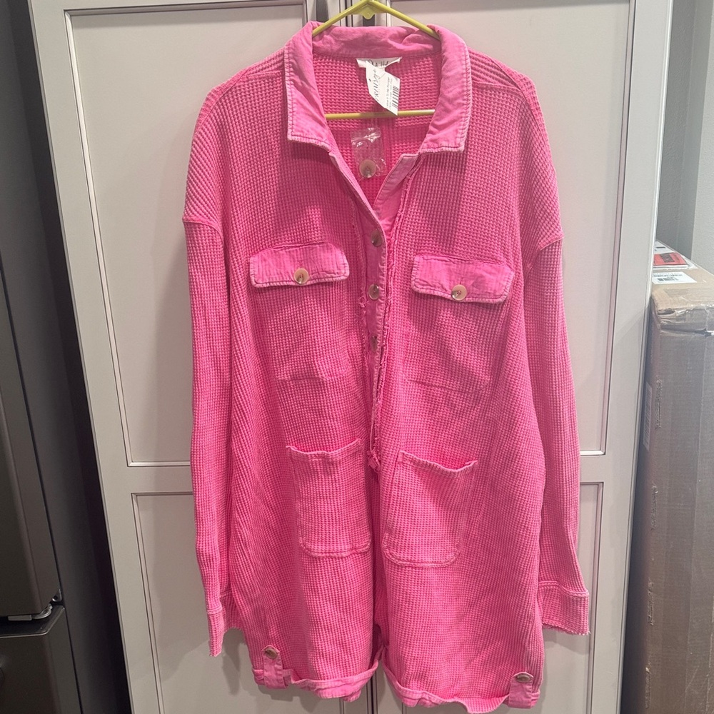 Oli & Hali Hot Pink Romper